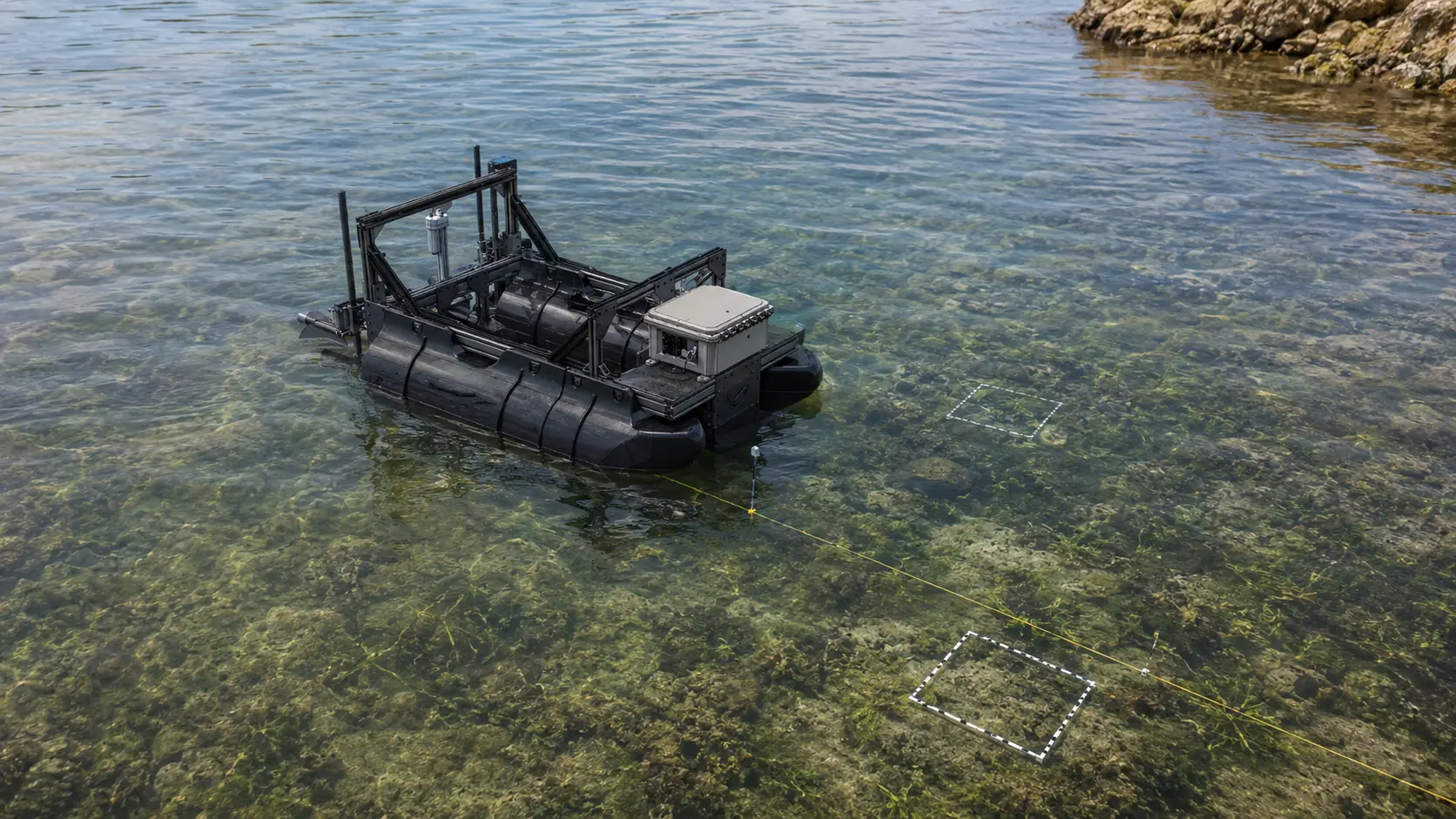 Sensor-configured Argus 1.0 running a water-quality transect in California