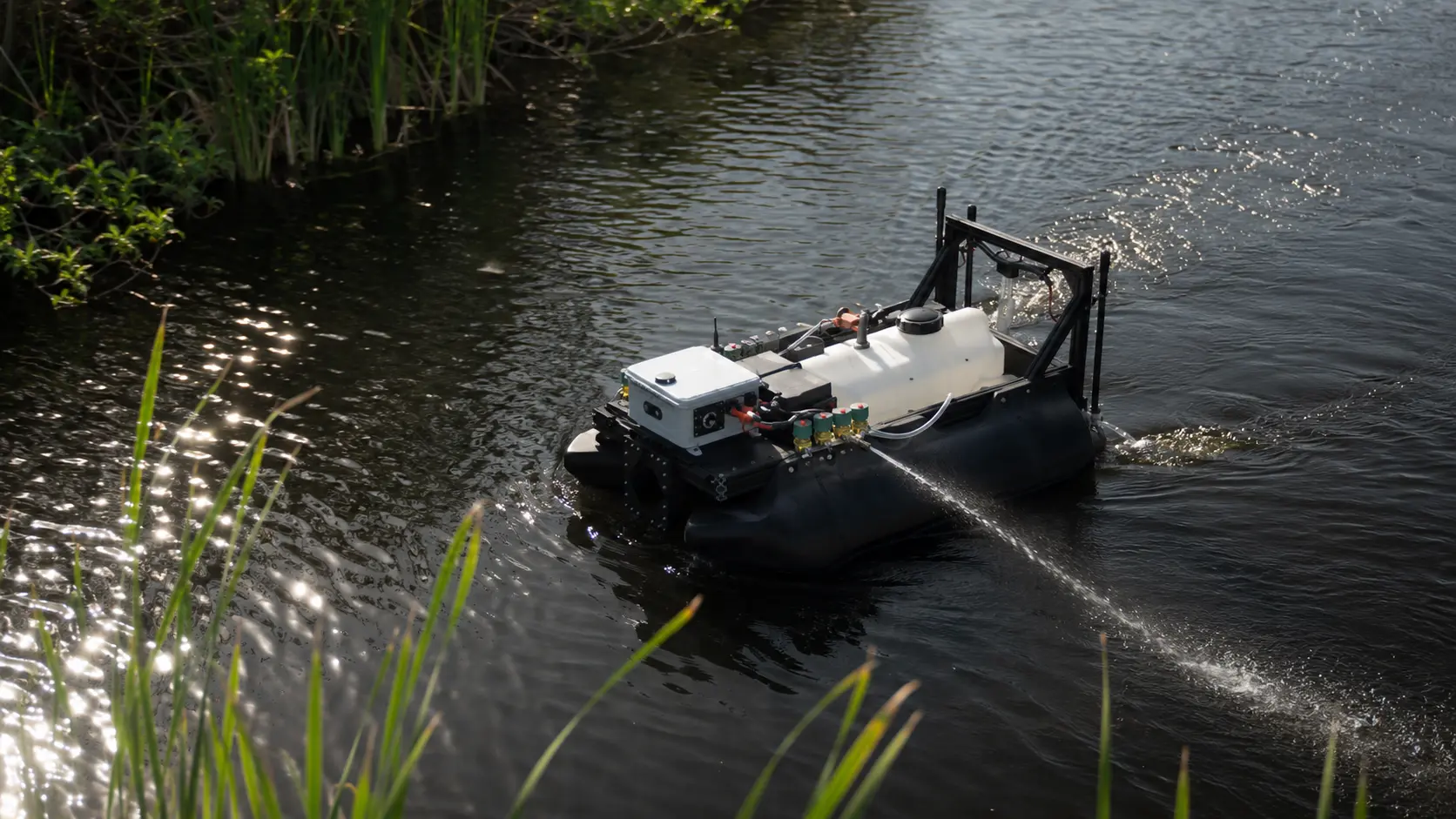 Aquatic vegetation treatment with Caliber 3.0
