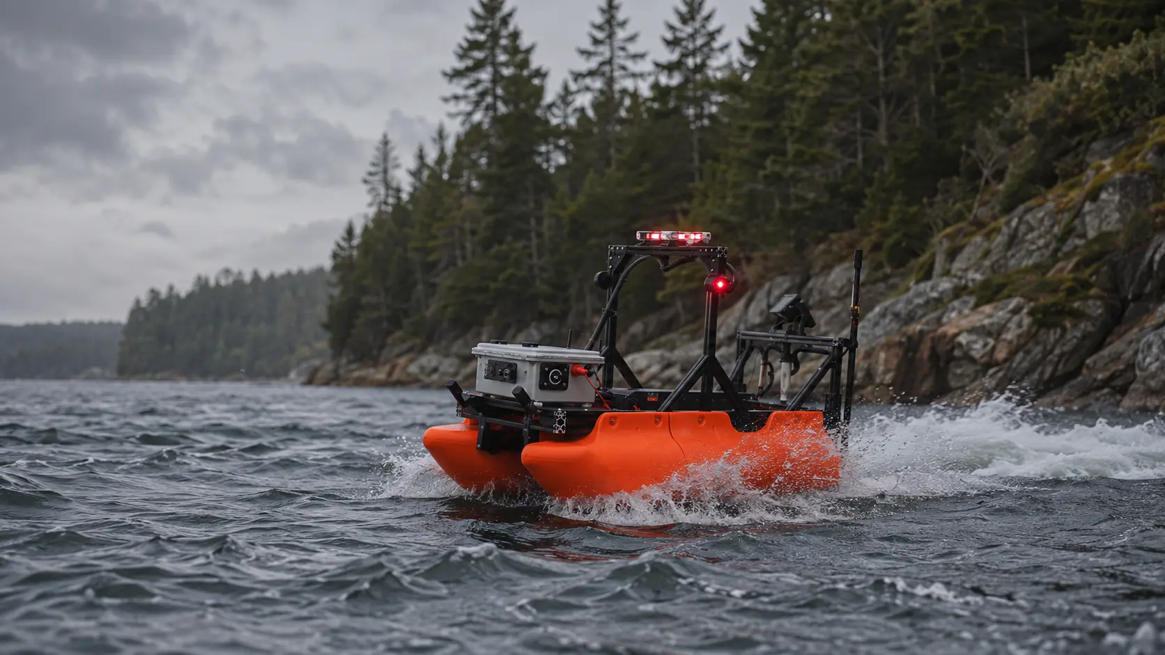 Guardian 1.0 operating in rough water