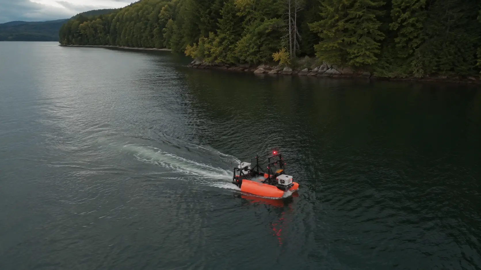 Guardian 1.0 on a search mission in the water